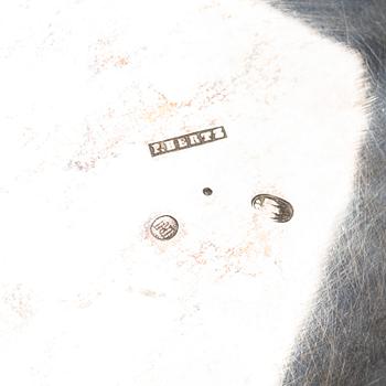 TESERVIS, 3 delar, silver, Peter Hertz, Köpenhamn, 1860, vikt ca 900g.