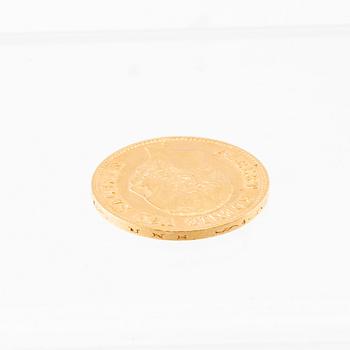 Gold coin 20 marks 1894 German Empire (Saxony) Albert.