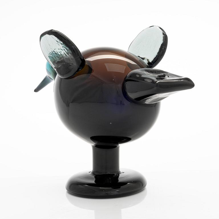 Oiva Toikka, An anniversary bird 2012, "Festive Catcher' , signed O. Toikka, Nuutajärvi 2012, numbered 732/2000.