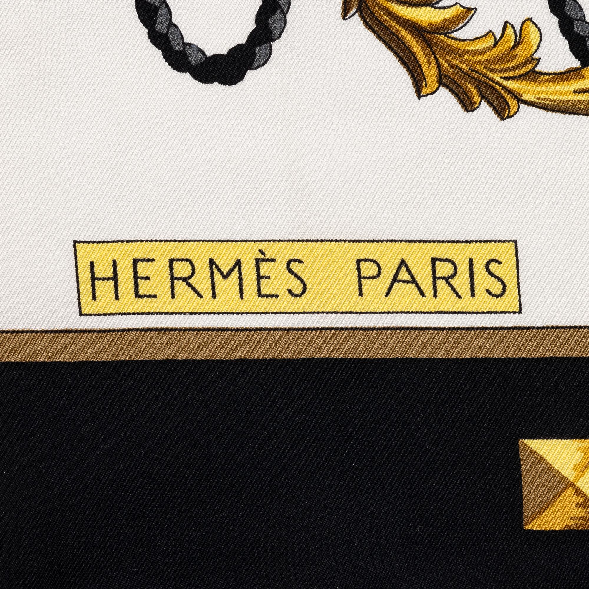 Hermès, a 'Les Clés' scarf.