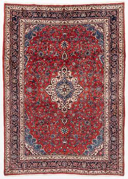 An Afshar carpet approx. 288 x 205 cm.
