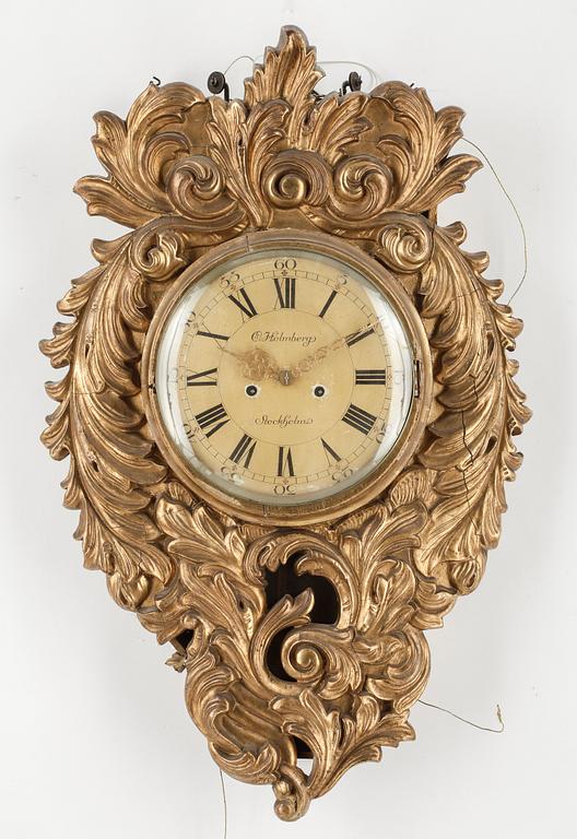 VÄGGUR, gustaviansk stil, 1800-talets andra hälft.