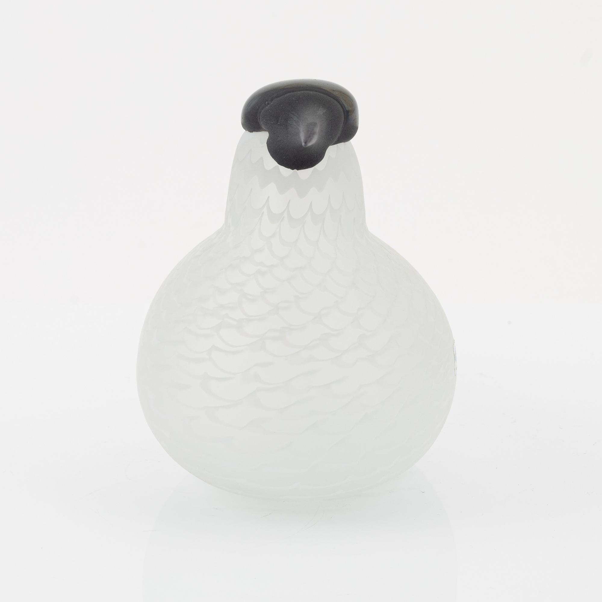 Oiva Toikka, glasfågel, Nutajärvi, Notsjö, numrerad 573/3000, signerad.