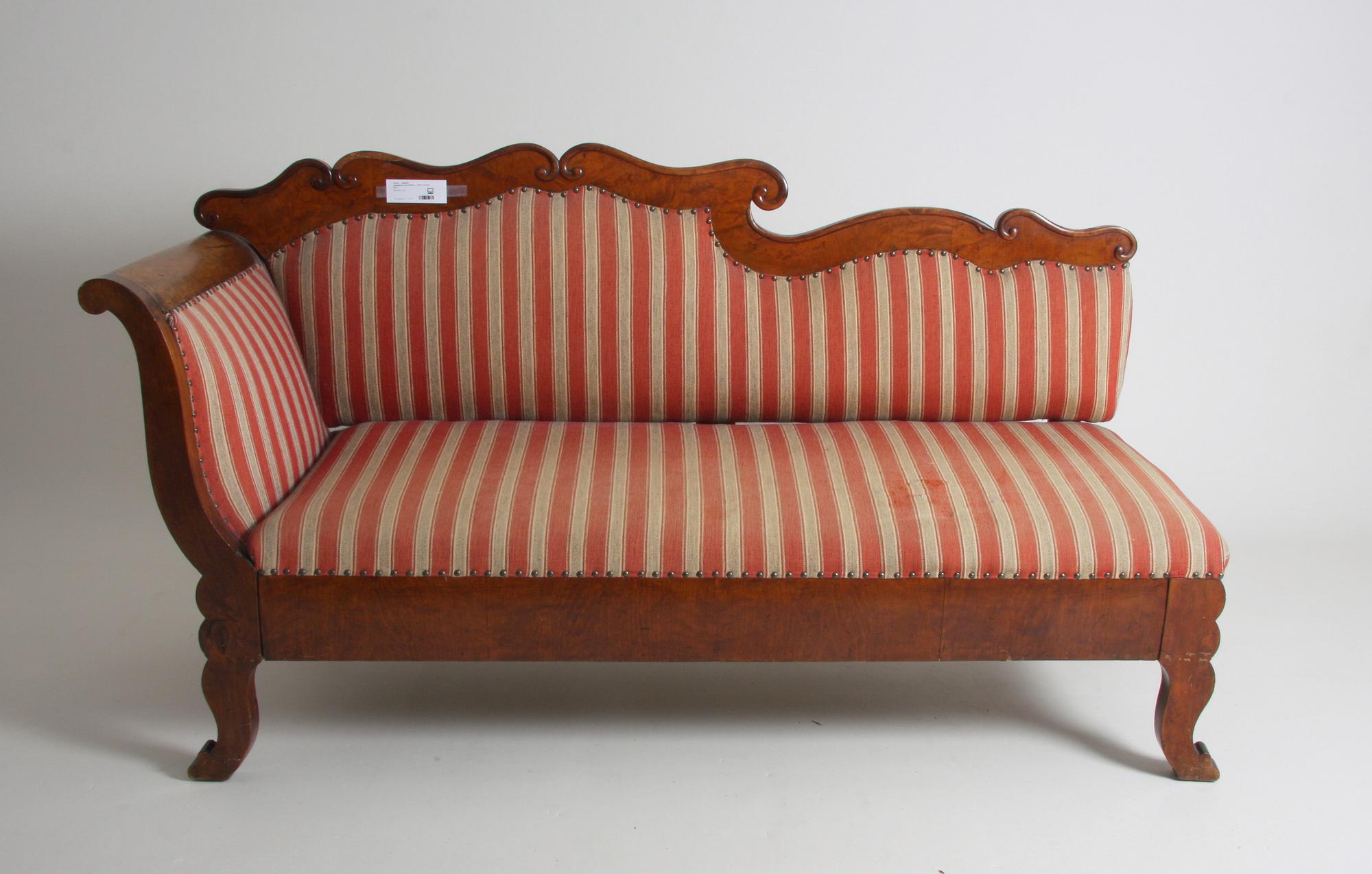 CANAPÈ, senempire/nyrokoko, 1800-talets mitt.
