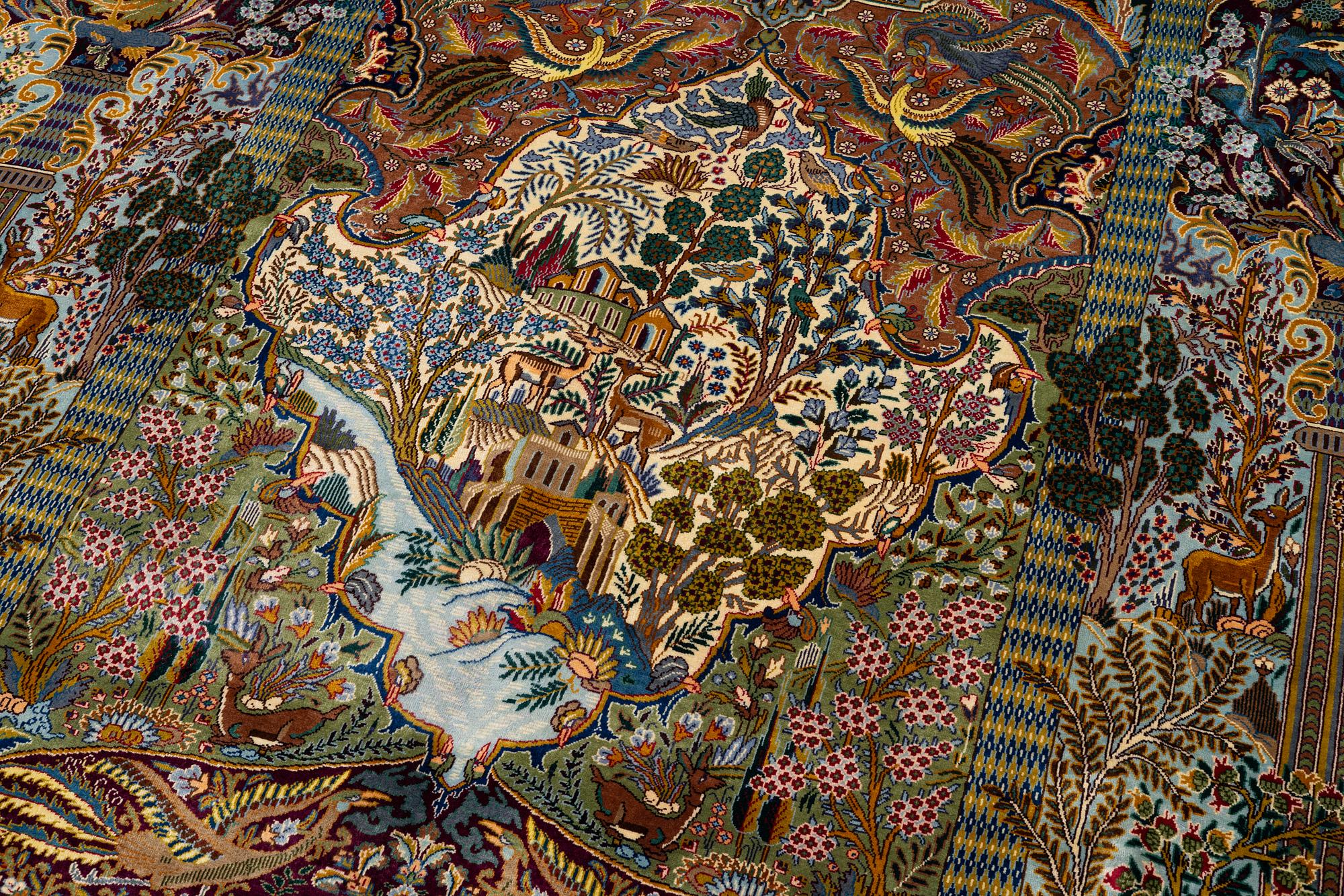 Matta, Kashmar, ca 390 x 300 cm.