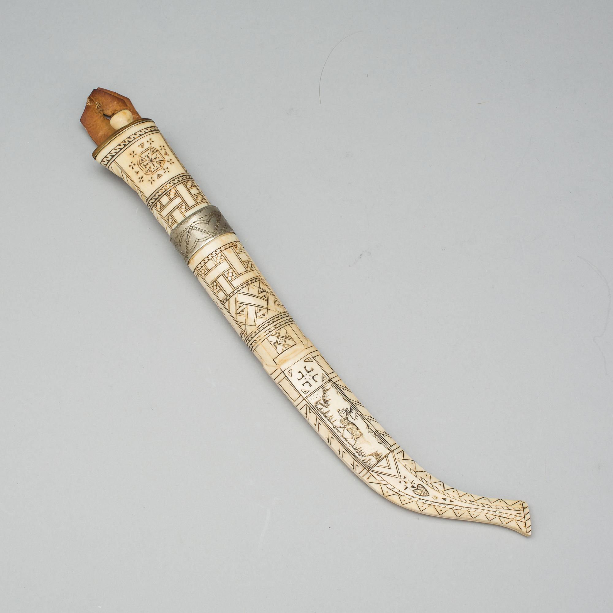 SAMEKNIV, signerad M.H.M. 1900-talets första hälft.