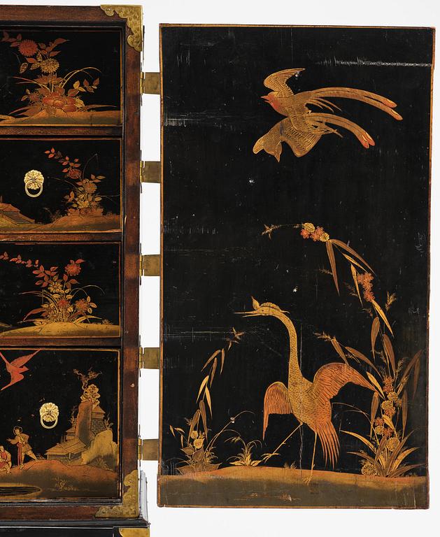 Kabinettskåp, troligen Tyskland, 1700-talets mitt.