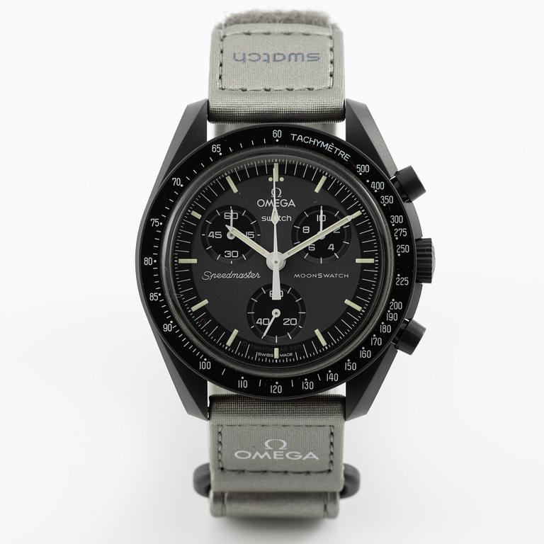 Omega/Swatch, MoonSwatch, "No Reserve", collection of 14 pcs, chronograph, wristwatches, 42 mm.