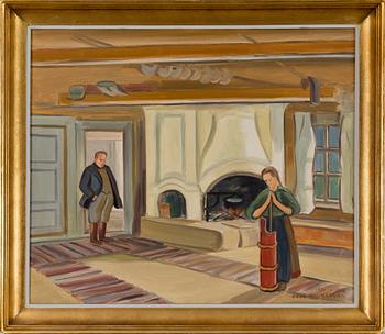 EERO NELIMARKKA, STUGINTERIÖR.
