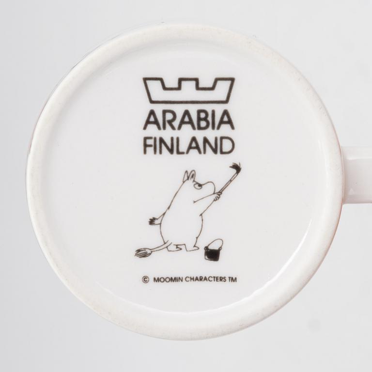 Muumimuki, "Joulutervehdys", posliinia, Moomin Characters, Arabia 1997-2002.