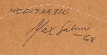 Max Salmi, 'Meditation'.