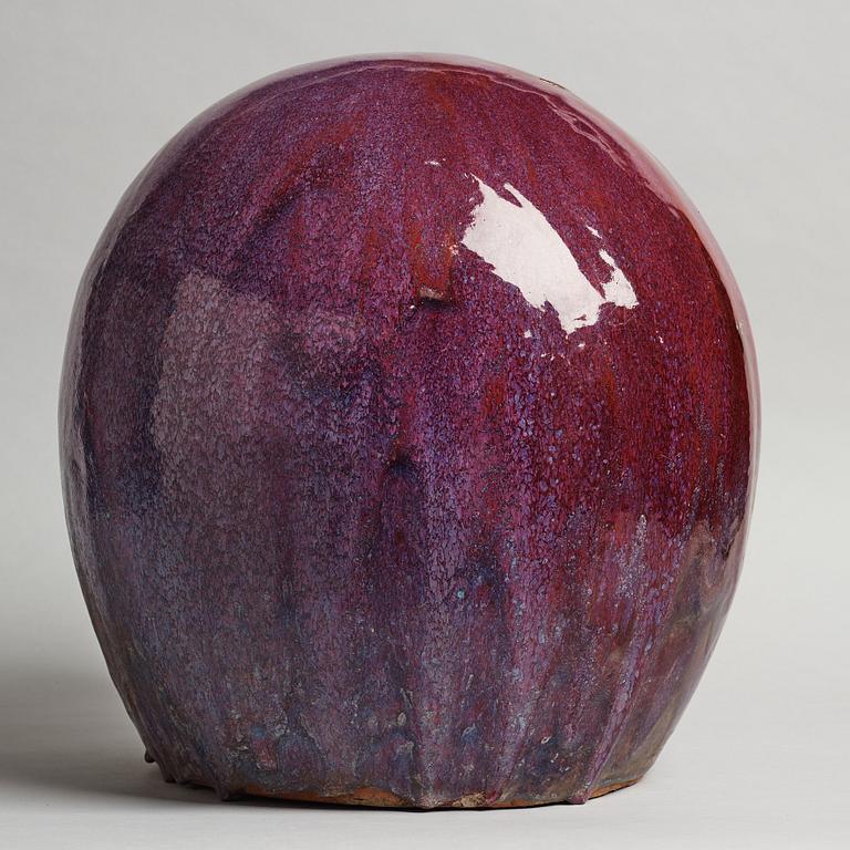 ULLA & GUSTAV KRAITZ, a stoneware "Sphere" sculpture, Förslöv 1983.