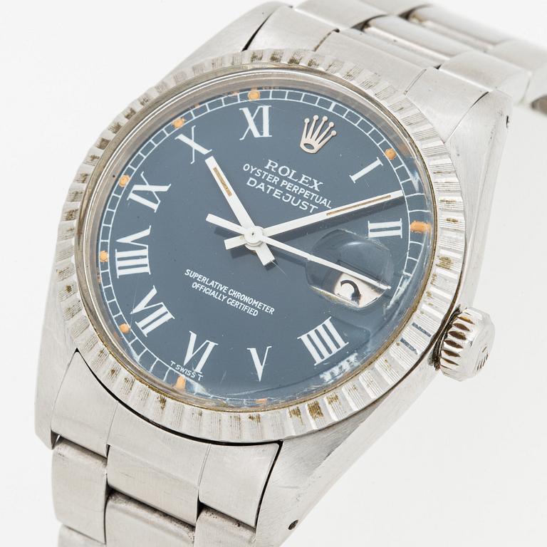 ROLEX, Oyster Perpetual, Datejust, Chronometer, wristwatch, 36 mm.