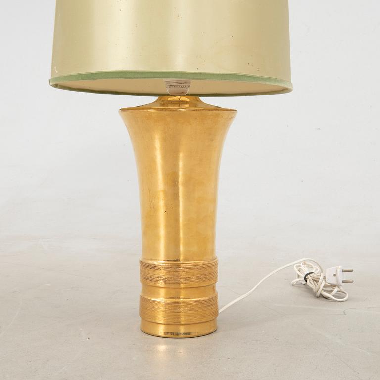 Bordslampa Miranda, 1900-talets senare del.