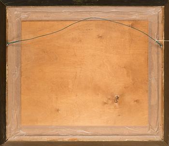 Väinö Hervo, olja på duk lagd på pannå, signerad och daterad -30.