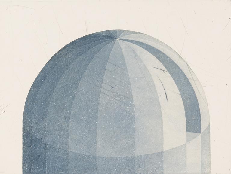 Päivi Lempinen, dry-point and aquatint, signed and dated -88, numbered 36/50.