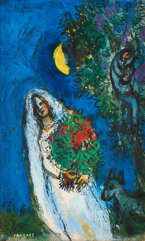 Marc Chagall, "La Mariée à la Lune".