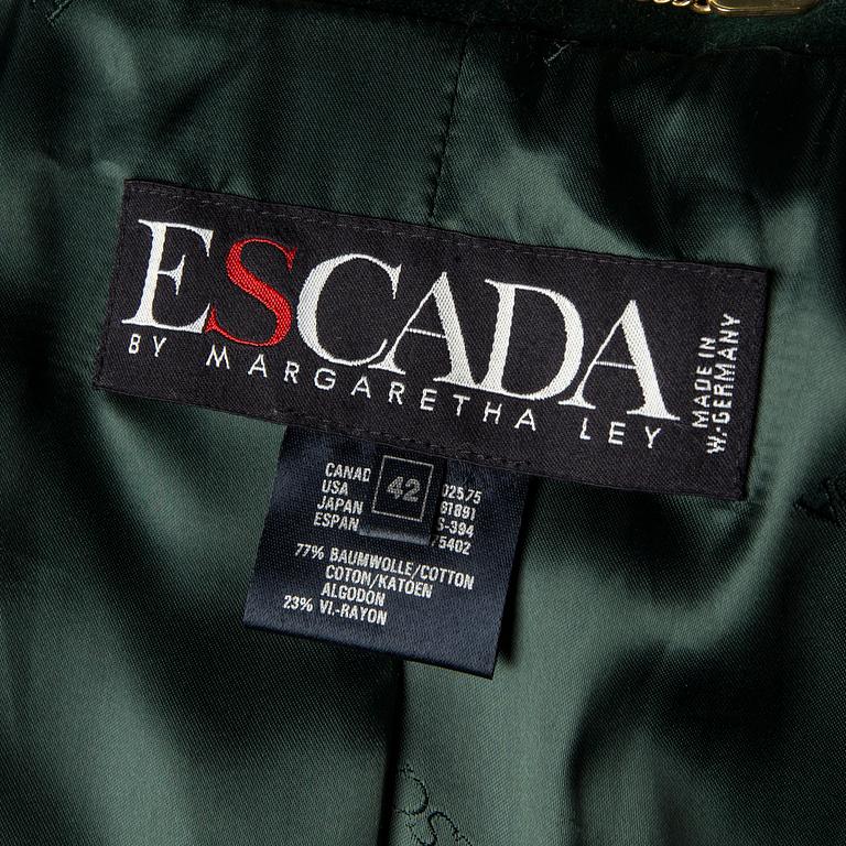 A jacket by ESCADA, in size 42.