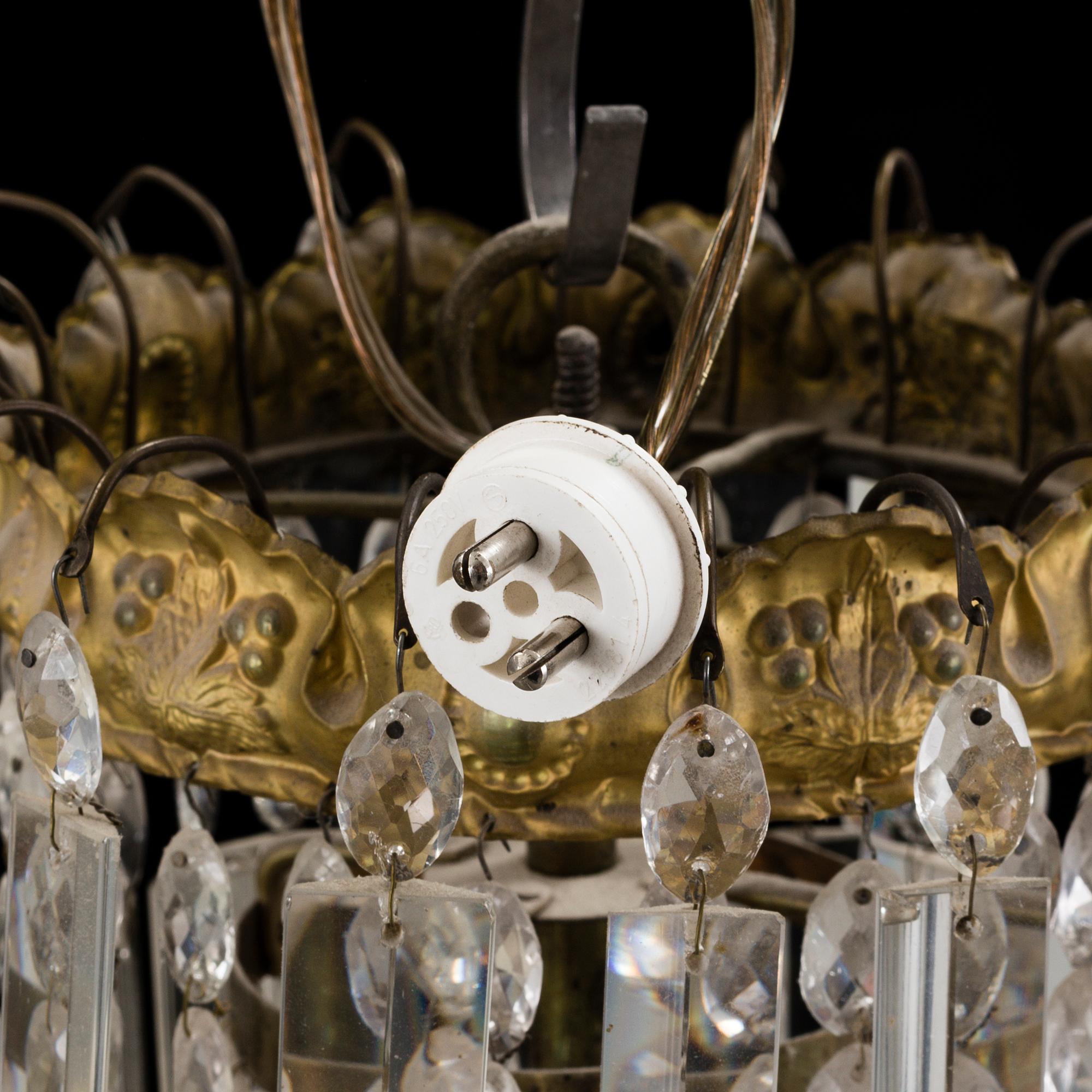 A late 19th century chandeliere.