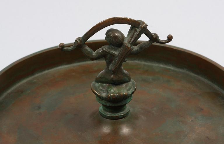 ASKFAT, brons, Sune Bäckström, troligen 1930-tal.