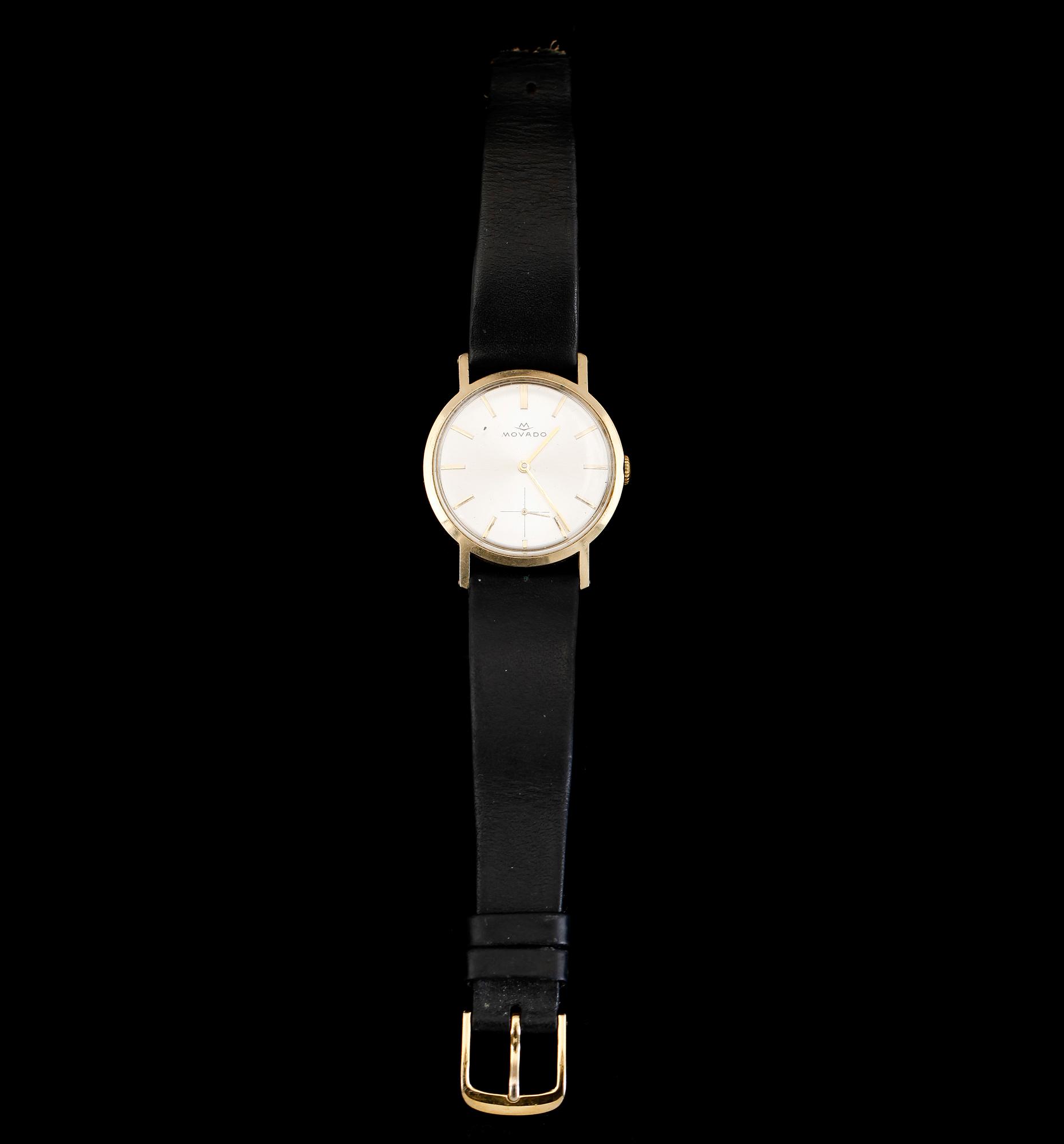 ARMBANDSUR, 14K guld, Movado, 1900-talets andra hälft.