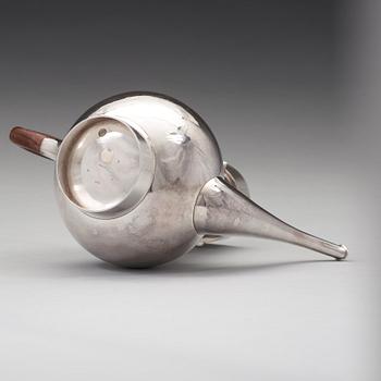 Sigurd Persson, kaffekanna, Stockholm 1958, sterling, smed Karl Ivan Karlsson.
