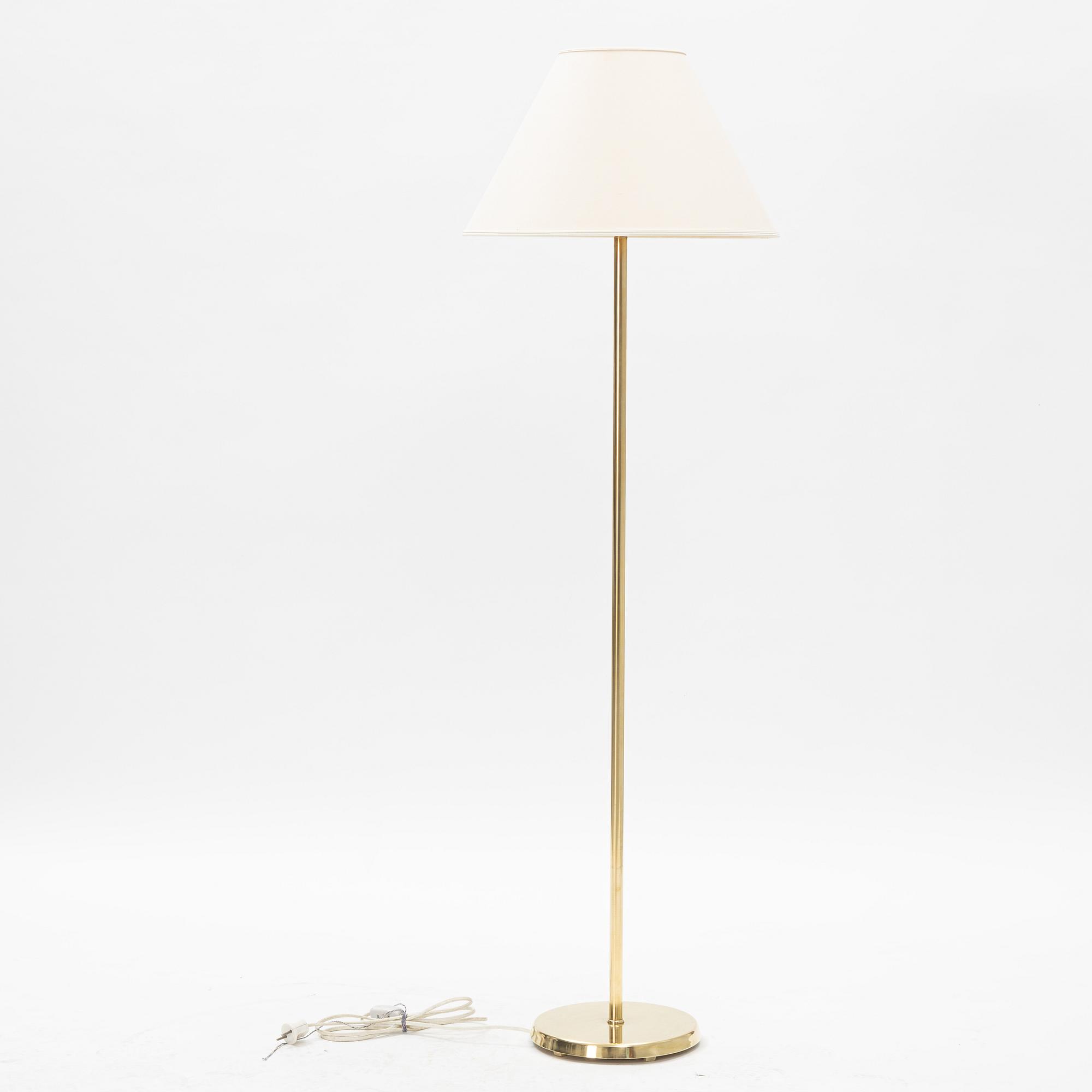 A model E 1247 floor lamp, Asea, Sweden, mid 20th century.
