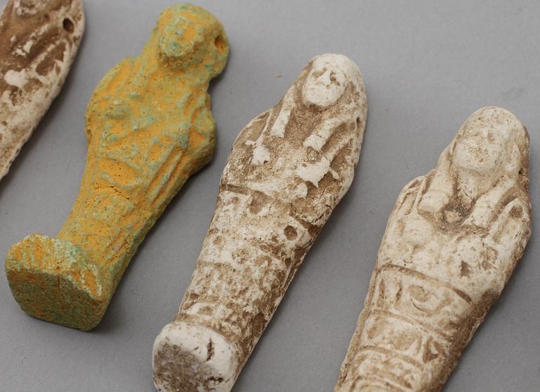 USCHBETI, 10 st, lergods, Egypten.