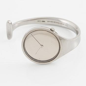 Georg Jensen, "L.U. Chopard & Cie", design Vivianna Torun Bülow-Hübe, wristwatch, 33 mm.