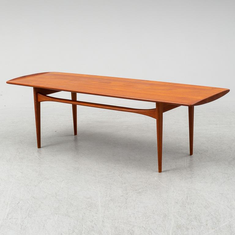 A Tove & Edvard Kindt-Larsen  teak coffee table, France & Son Denmark.