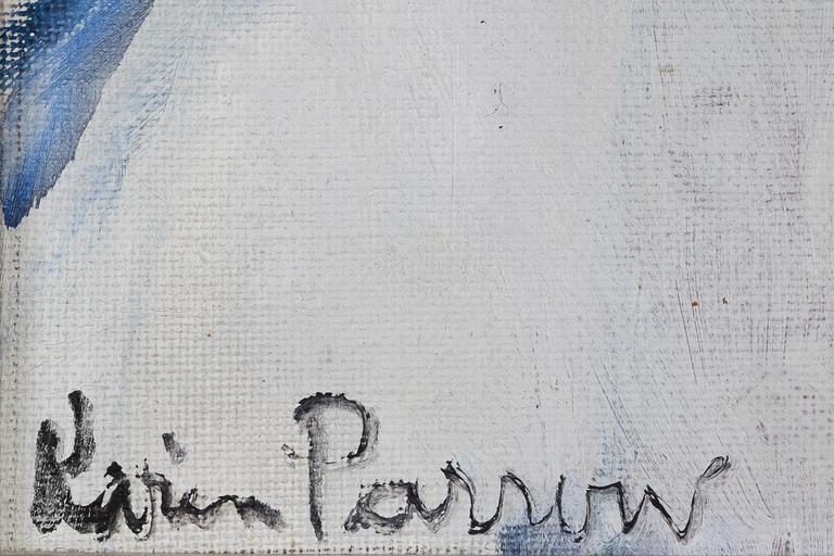Karin Parrow, oil on canvas, signed.