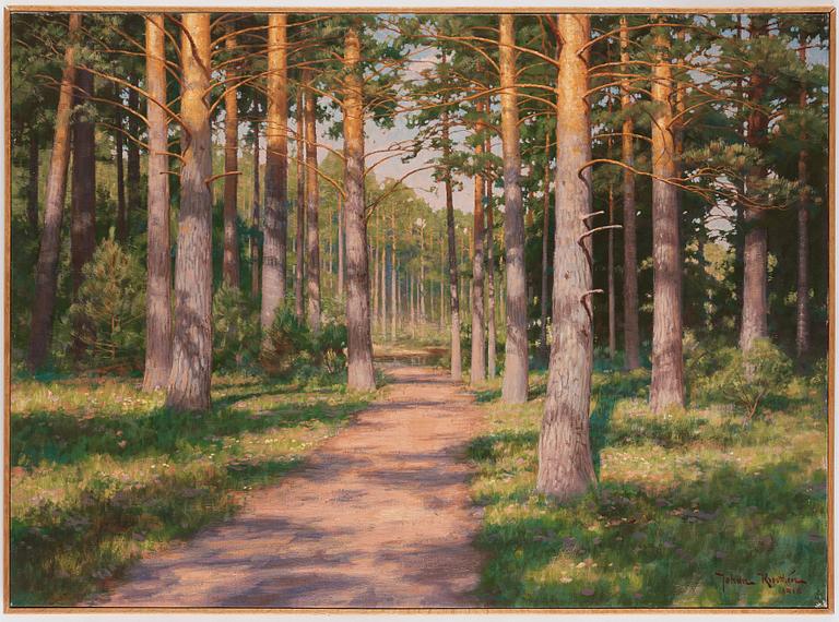 Johan Krouthén, Sunny pine forest.