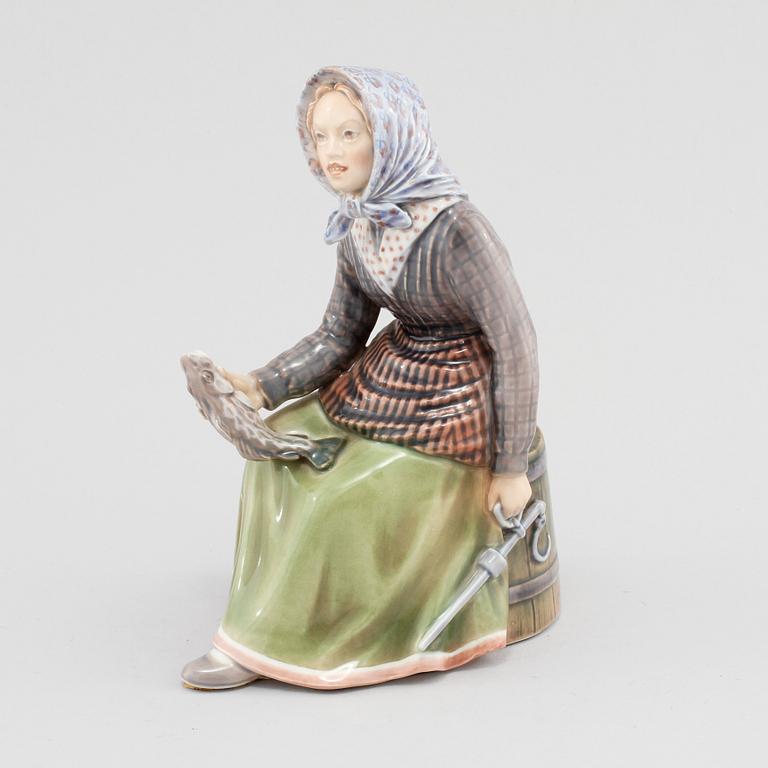 FIGURIN, porslin, Dahl Jensen, Danmark, 1900-tal.