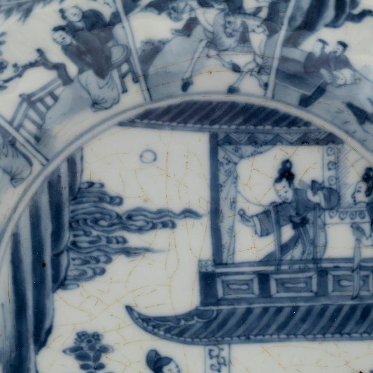 Fat, porslin, Kina, Kangxi (1662-1722).