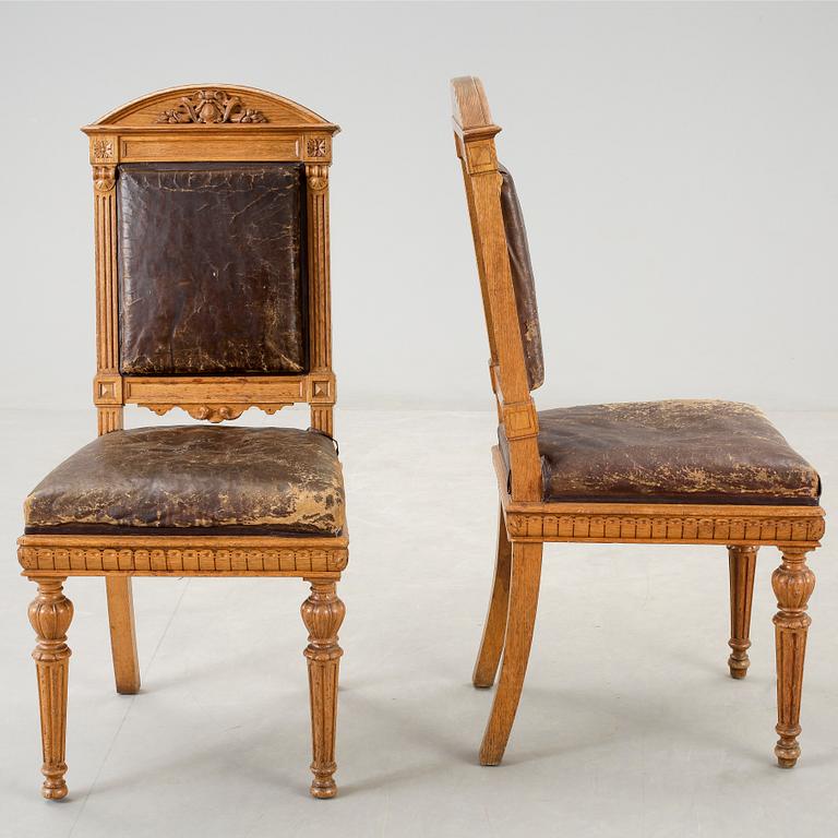 STOLAR, 4 st, nyrenässans, 1800-talets slut.