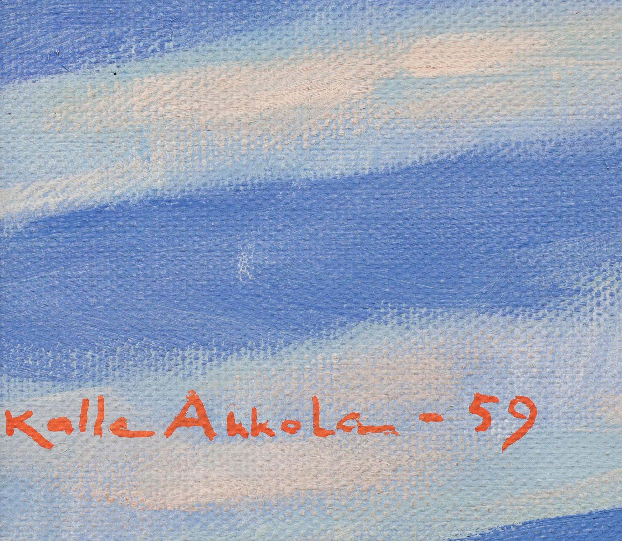 KALLE AKKOLA, olja på duk, sign. och dat. -59.