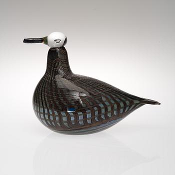 OIVA TOIKKA, FÅGEL, glas, signerad Oiva Toikka Nuutajärvi Notsjö, numrerad 946/1000.