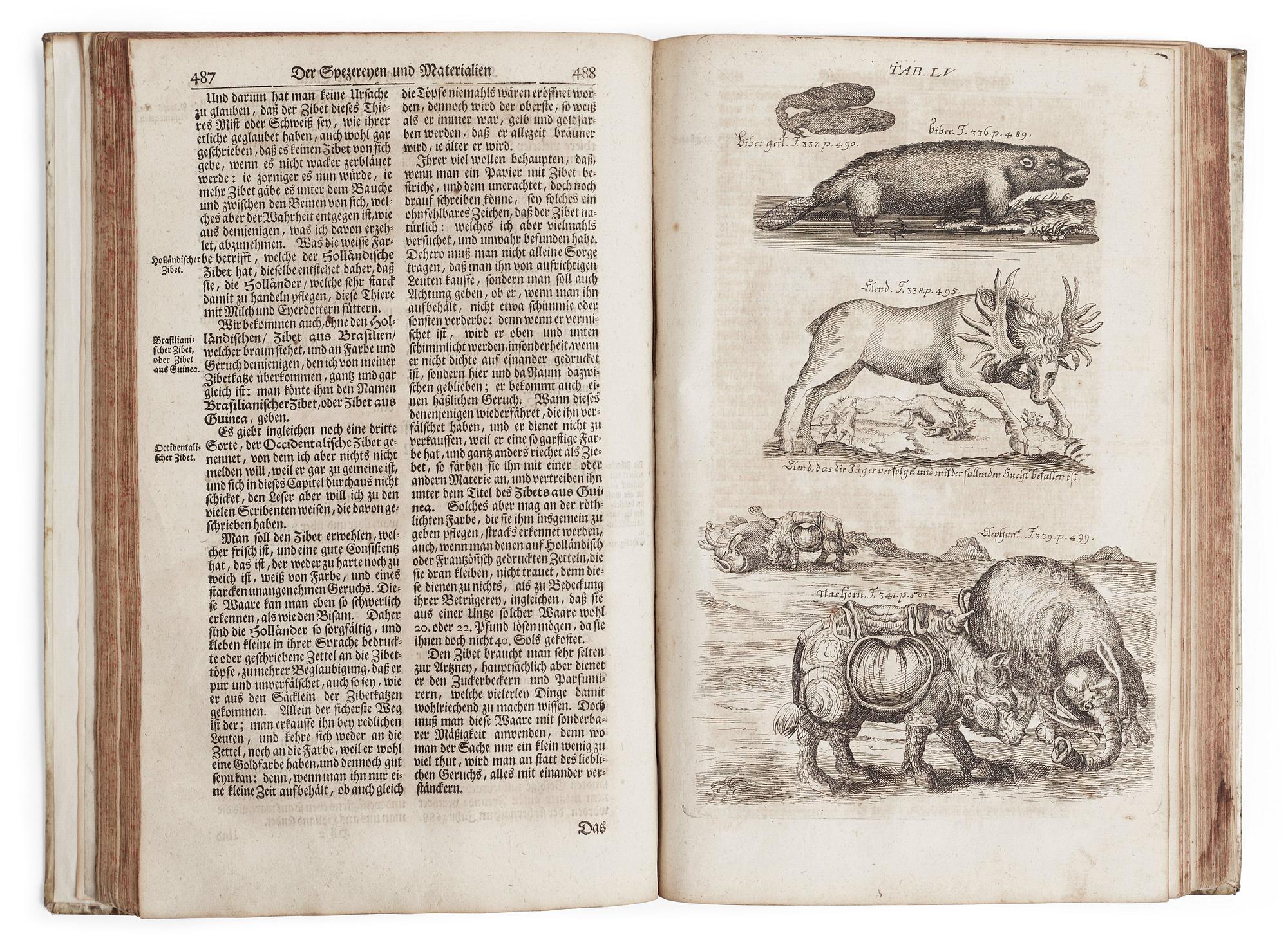 PETER POMET, Der aufrichtige Materialist und Specerey-Händler.., Leipzig 1717.