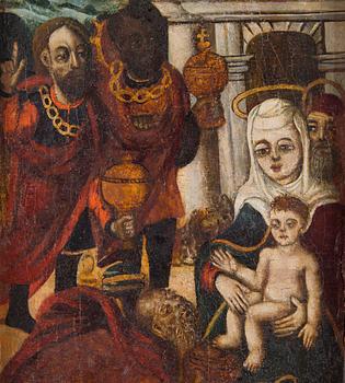 Unknown Artist, 15th-16th century, Adoration of the Magi.