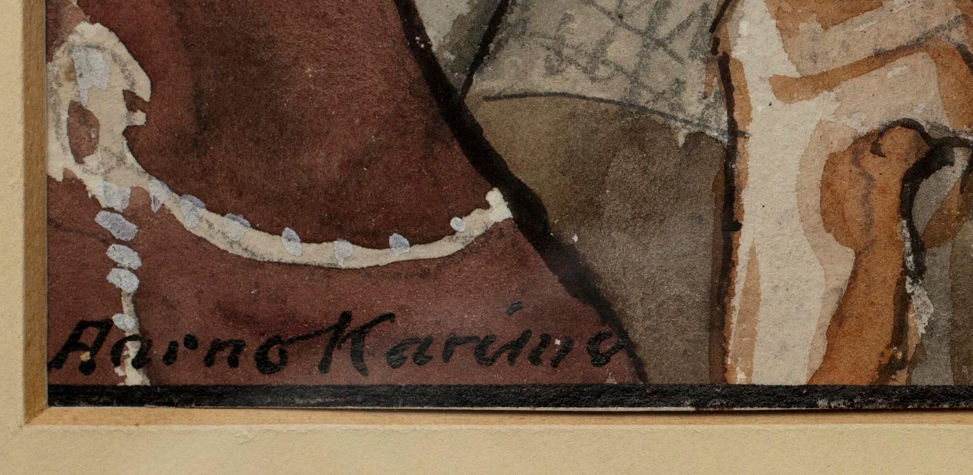 AARNE KARIMO (FINLAND), akvarell, sign.