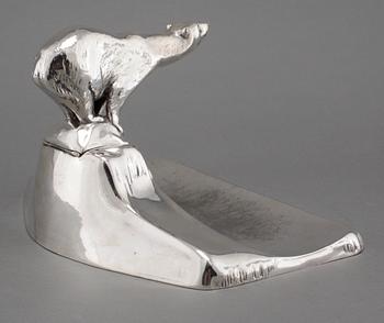 SKRIVBORSUPPSATS, nysilver, Madsen & T. Baagøe (M & TB), jugend, 1900-talets början.