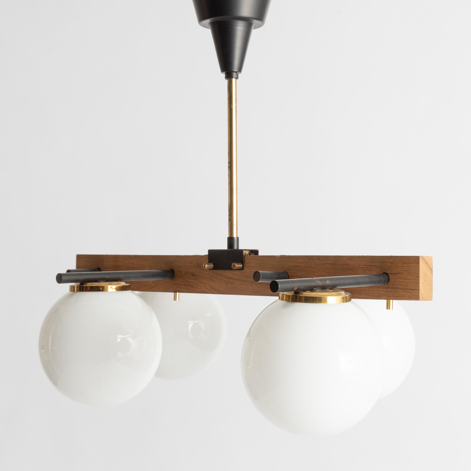 A ceiling lamp, Italy, 1960s.