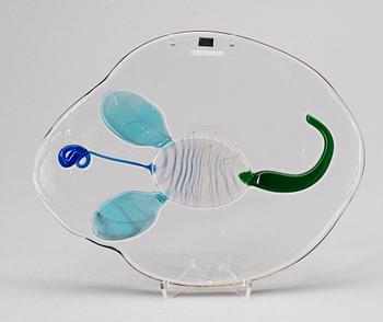 GLASRELIEF, Oiva Toikka, Nuutajärvi, Notsjö. 1900-talest slut.