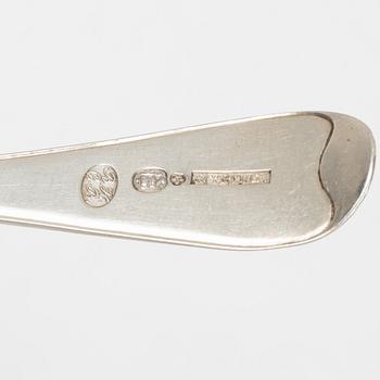 Gafflar, 4 st, silver, Lidköping, 1800-talets början.