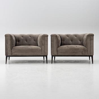 Fåtöljer, ett par, "Raffles", Eichholtz, samtida.