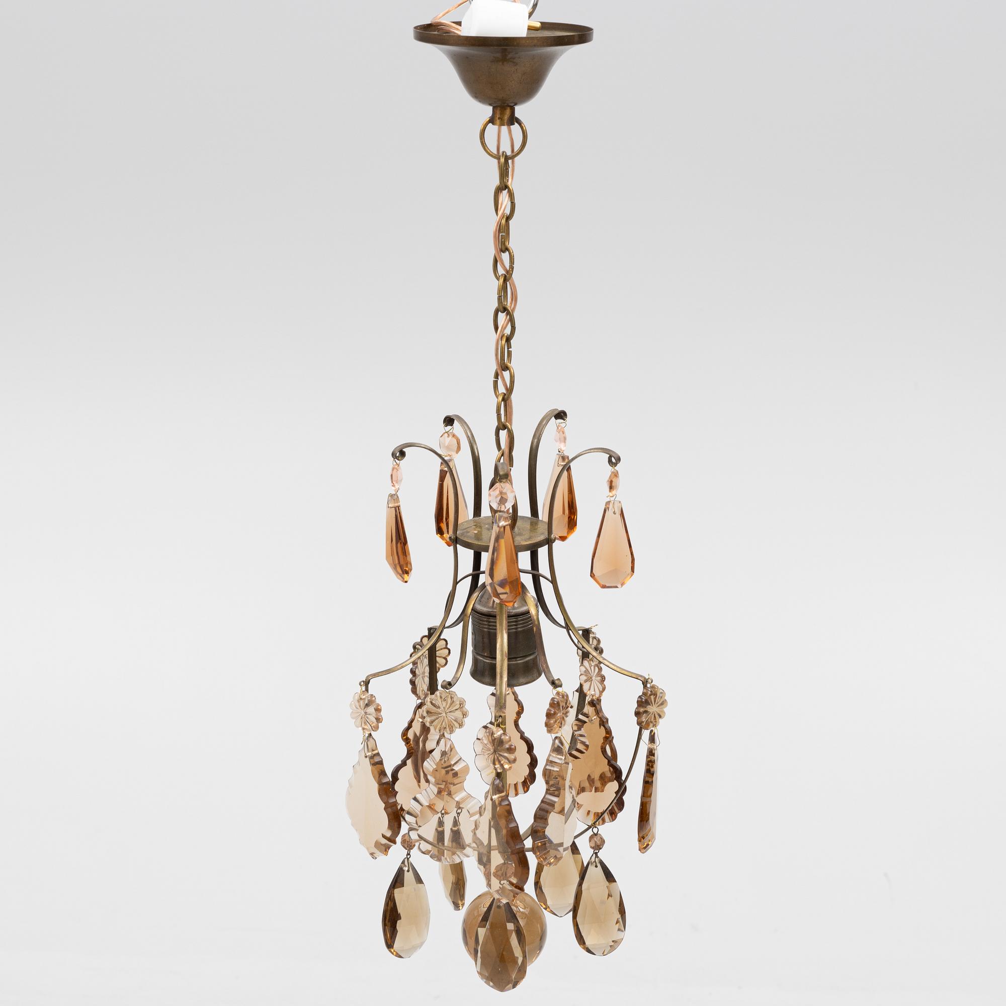 Harald Notini, a ceiling light, model "10578", Böhlmarks, 1930's.