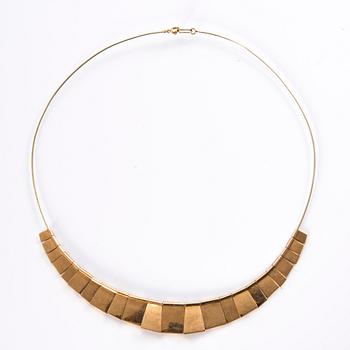 COLLIER, 14K guld, Helsingfors 1950-1970-tal.