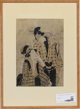 TRÄSNITT, 2 st, Japan, 1800-tal.