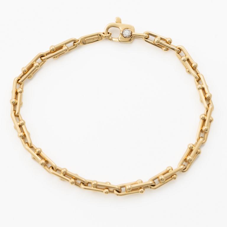 Chimento, bracelet, 18K gold with a brilliant-cut diamond.