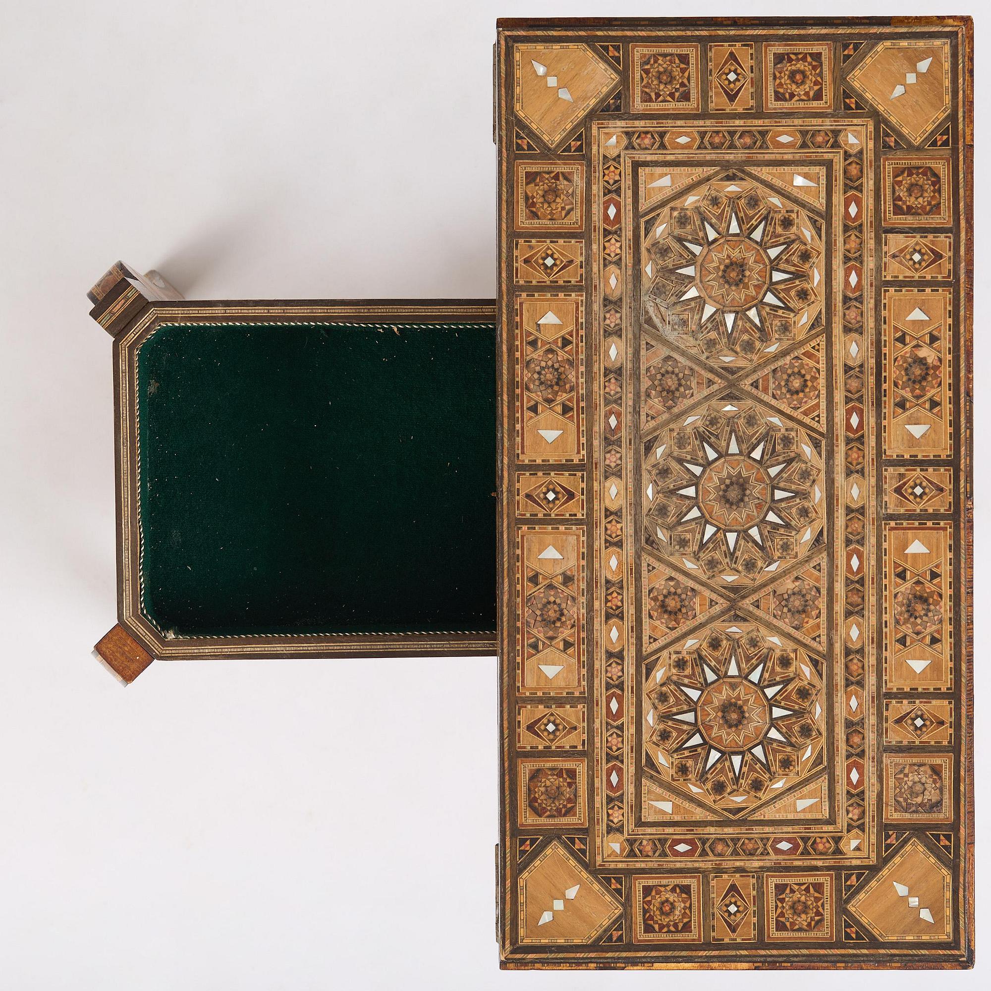 Spelbord, Damaskus Syrien, omkring år 1900.